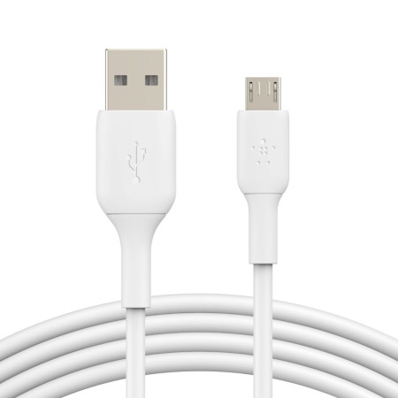 Câble USB vers micro USB Belkin CAB005BT1MWH 1 m Blanc de Belkin, Câbles USB - Réf : S7733973, Prix : 10,72 €, Remise : %