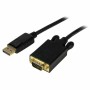 Adaptador DisplayPort a VGA Startech DP2VGAMM6B Negro 1,8 m de Startech, Accesorios para reproductores de MP3 - Ref: S7738684...