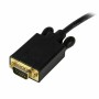 Adaptador DisplayPort a VGA Startech DP2VGAMM6B Negro 1,8 m de Startech, Accesorios para reproductores de MP3 - Ref: S7738684...