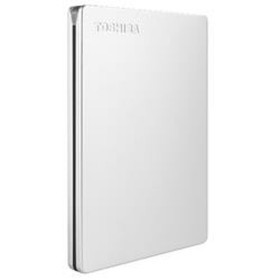 External Hard Drive Toshiba CANVIO SLIM Silver 2 TB by Toshiba, External hard drives - Ref: S7744306, Price: 117,02 €, Discou...