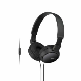 Headphones with Microphone Sony MDRZX110APB.CE7 Black by Sony, Headphones and accessories - Ref: S7749944, Price: 14,45 €, Di...