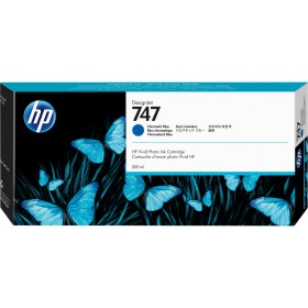 Cartouche d'encre originale HP 747 Bleu de HP, Toners et encre pour imprimante - Réf : S7754260, Prix : 194,66 €, Remise : %