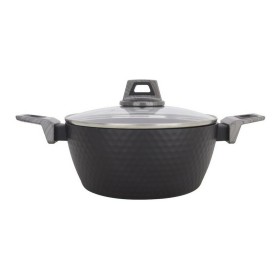 Casseruola con coperchio Amercook Nero (Ø 24 cm) (Ricondizionati C)