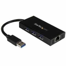 Hub USB Startech ST3300GU3B Negro de Startech, Hubs USB - Ref: S7760541, Precio: 63,21 €, Descuento: %