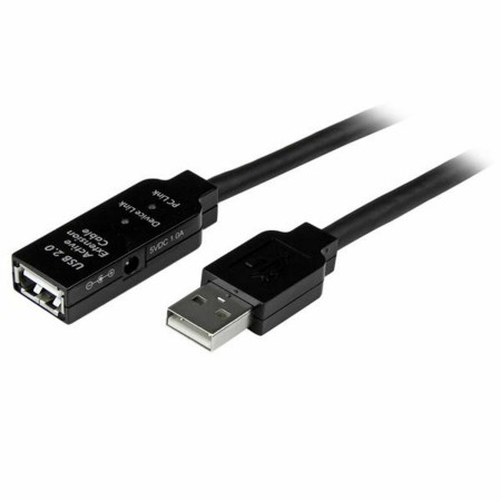 Câble USB Startech USB2AAEXT10M   Noir de Startech, Câbles USB - Réf : S7769221, Prix : 80,36 €, Remise : %