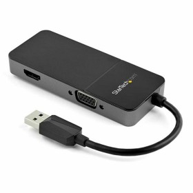 Adaptateur USB vers VGA/HDMI Startech USB32HDVGA Noir 4K Ultra HD de Startech, Adaptateurs USB-VGA - Réf : S7769347, Prix : 8...