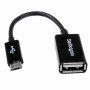 Cable Micro USB Startech UUSBOTG    USB A Micro USB B Negro de Startech, Adaptadores USB - Ref: S7769927, Precio: 5,87 €, Des...