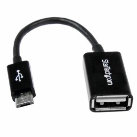 Cable Micro USB Startech UUSBOTG    USB A Micro USB B Black by Startech, USB adapters - Ref: S7769927, Price: 5,87 €, Discoun...