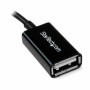 Câble Micro USB Startech UUSBOTG    USB A Micro USB B Noir de Startech, Adaptateurs USB - Réf : S7769927, Prix : 5,87 €, Remi...