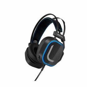 Headphones Denver Electronics GHS-131 Black/Blue Gaming Black by Denver Electronics, Headphones and accessories - Ref: S77804...