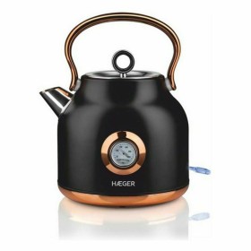 Bouilloire et Théière Haeger EK-22B.024A Noir Acier inoxydable 2200 W 1,7 L de Haeger, Bouilloires électriques - Réf : S77814...