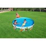 Bestway Piscina Rigida per Bambini PVC Dinosauri 183x38 cm +2 Anni Gia