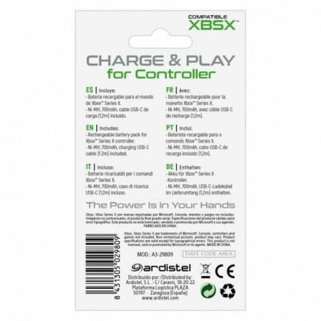 Charger Xbox Series X/S Blackfire 8431305029809 | Tienda24 - Global Online Shop Tienda24.eu