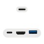 Adaptateur USB C vers HDMI NANOCABLE 10.16.4302 Full HD (15 cm) Blanc de NANOCABLE, Câbles HDMI - Réf : S7800984, Prix : 41,7...