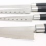 Set de Cuchillos Cecotec Santoku Negro Acero Inoxidable Fibra de carbono (4 pcs) | Tienda24 Tienda24.eu