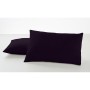 Funda de almohada Alexandra House Living Negro 50 x 80 cm (2 Unidades) de Alexandra House Living, Sábanas y fundas de almohad...