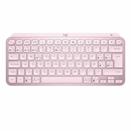 Clavier Logitech 920-010813 Rose Espagnol Qwerty de Logitech, Ensembles Clavier et Souris - Réf : S7809063, Prix : 123,41 €, ...