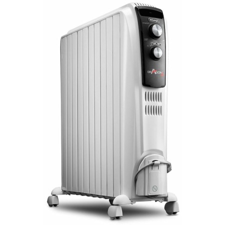 Radiateur à Huile (10 modules) DeLonghi Dragon4 TRD4 Blanc 2500 W de DeLonghi, Radiateurs à bain d'huile - Réf : S7813541, Pr...