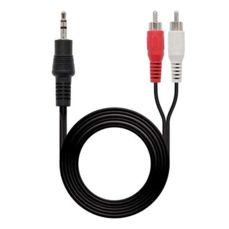 Câble Audio Jack (3,5 mm) vers 2 RCA NANOCABLE 10.24.0301 (0,5M) de NANOCABLE, Câbles - Réf : S7815011, Prix : 7,85 €, Remise...