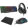 Tastatur und Gaming Maus Cool Town Pack Gaming Qwerty Spanisch | Tienda24 - Global Online Shop Tienda24.eu