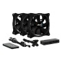 Ventilador Aerocool Eclipse 12 Pro Ø 12 cm RGB (3 pcs) de Aerocool, Bases de refrigeração e ventiladores para computadores po...