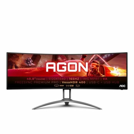 Monitor AOC AG493UCX2 DQHD 165 Hz LED VA Flicker free NVIDIA G-SYNC 49" de AOC, Monitores - Ref: S7822175, Precio: 1,00 €, De...