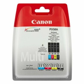 Cartuccia ad Inchiostro Originale Canon CLI-551 C/M/Y/BK w/sec di Canon, Toner e inchiostro per stampante - Rif: S7822451, Pr...