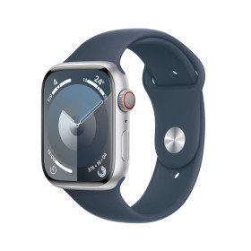 Montre intelligente Apple Watch Series 9 + Cellular Bleu Argenté 45 mm de Apple, Montres connectées - Réf : S7827475, Prix : ...