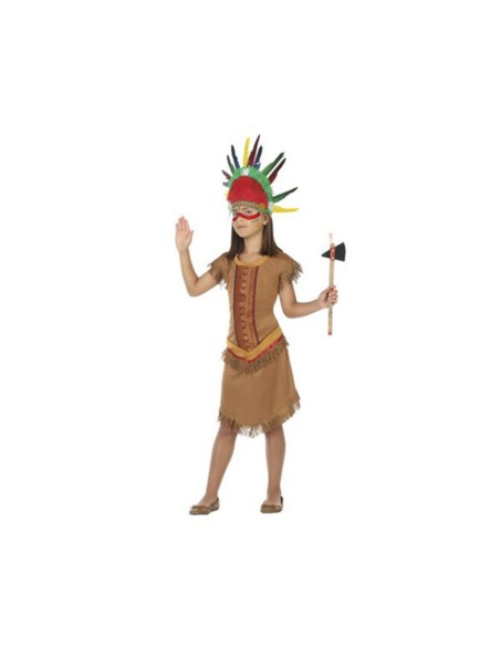 Costume for Children Brown American Indian (1 Piece) | Tienda24 Tienda24.eu