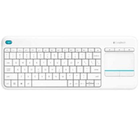 Tastatur Logitech K400+ Weiß Qwerty Spanisch QWERTY von Logitech, Tastaturen - Ref: S7829566, Preis: 58,78 €, Rabatt: %