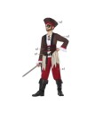 Costume for Children Multicolour Pirates (4 Pieces) | Tienda24 Tienda24.eu