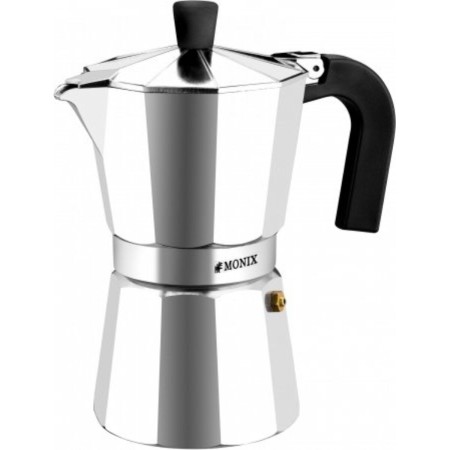 Italian Coffee Pot Monix M620006 Aluminium Silver 6 Cups by Monix, Stovetop Coffee Makers - Ref: S7830583, Price: 11,46 €, Di...