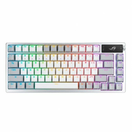 Clavier Asus ROG Azoth Blanc QWERTY de Asus, Claviers - Réf : S7832483, Prix : 332,39 €, Remise : %