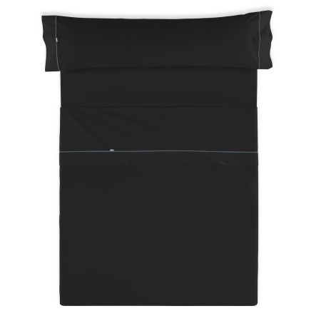 Bedding set Alexandra House Living Black Single 3 Pieces by Alexandra House Living, Sheets and pillowcases - Ref: D1600081, P...