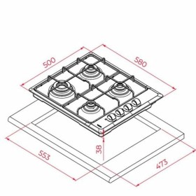 Gasplatte Teka HLX 640 von Teka, Kochfelder - Ref: S7836188, Preis: 136,77 €, Rabatt: %