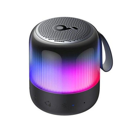 Bluetooth-Lautsprecher Soundcore Glow Mini Schwarz von Soundcore, Tragbare Lautsprecher und Docking-Lautsprecher - Ref: S7837...