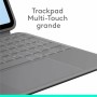 Custodia per Tablet Logitech iPad Air 2024 | iPad Air 2022 Grigio Qwerty in Spagnolo QWERTY di Logitech, Custodie - Rif: S783...