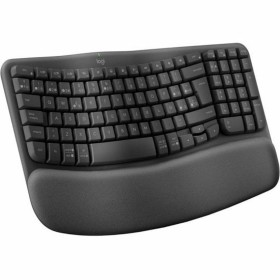 Tastatur Logitech Grau Qwerty Spanisch QWERTY von Logitech, Tastaturen - Ref: S7838062, Preis: 87,54 €, Rabatt: %