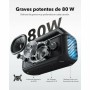 Altifalante Bluetooth Portátil Soundcore A3138011 Preto 80 W de Soundcore, Auriculares portáteis e altifalantes com porta doc...