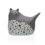 Deko-Figur Versa Grau Katze | Tienda24 Tienda24.eu