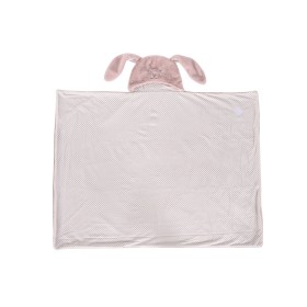 Baby blanket Bear Pink Embroidery Double | Tienda24 Tienda24.eu