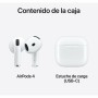 Auriculares con Micrófono Apple AirPods 4 Blanco de Apple, Auriculares con micrófonos - Ref: S7840320, Precio: 175,62 €, Desc...