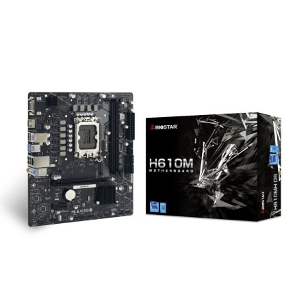 Placa Base Biostar H610MH D5 INTEL H610 LGA 1700 de Biostar, Placas base - Ref: S7841283, Precio: 101,11 €, Descuento: %