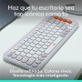 Clavier Logitech Pop Icon Blanc Espagnol Qwerty QWERTY de Logitech, Claviers - Réf : S7841368, Prix : 64,48 €, Remise : %