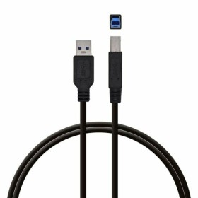 USB Cable PcCom Black 3 m by PcCom, USB Cables - Ref: S7841444, Price: 31,57 €, Discount: %