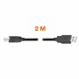 Cable USB PcCom Negro 2 m de PcCom, Cables USB - Ref: S7841454, Precio: 11,42 €, Descuento: %