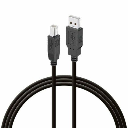 USB-Kabel PcCom Schwarz 3 m | Tienda24 - Global Online Shop Tienda24.eu