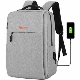 Rucksack for Laptop and Tablet with USB Output Capitán América Black | Tienda24 - Global Online Shop Tienda24.eu