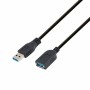 Cabo USB PcCom Preto 3 m | Tienda24 - Global Online Shop Tienda24.eu