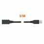 Cable USB PcCom Negro 3 m de PcCom, Cables USB - Ref: S7841825, Precio: 37,75 €, Descuento: %